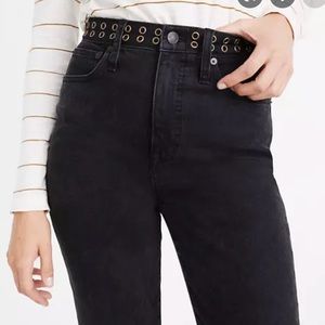 Madewell classic straight jeans in lunar wash